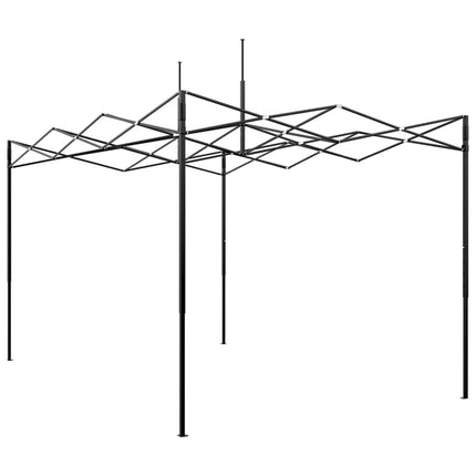 Växthus med Pop-up Ram med tak Grön 280 x 410 x 315 cm Järn