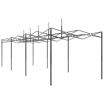 Växthus med Pop-up Ram med tak Grön 290 x 870 x 315 cm Järn