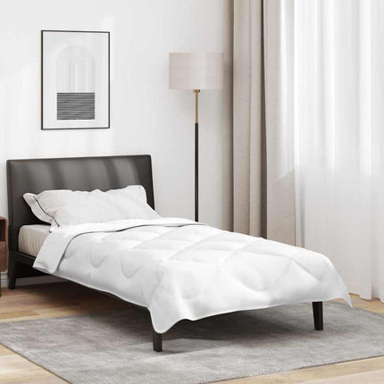 2-i-1 Duntäcke Vit 200 x 155 x 10 cm Polyester