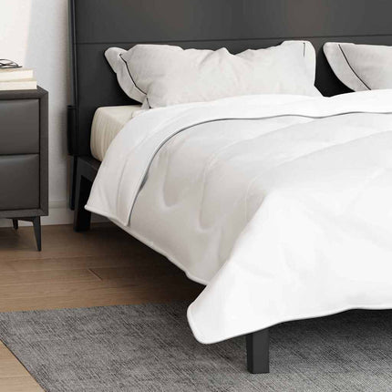 2-i-1 Duntäcke Vit 240 x 220 x 8 cm Polyester