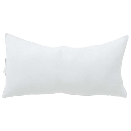Kudde med kudde 2 pcs Vit 80 x 40 x 20 cm Bomull och Polyester