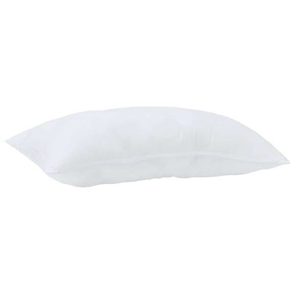Kudde med kudde 2 pcs Vit 80 x 40 x 20 cm Bomull och Polyester