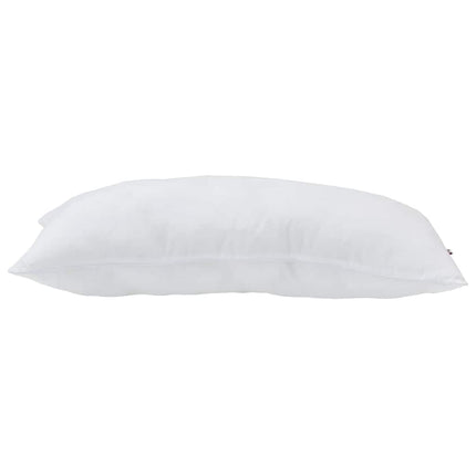 Kudde 2 st 80 x 40 x 20 cm Bomull och Polyester Vit