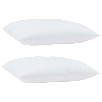 Kudde med kudde 2 pcs Vit 60 x 60 x 20 cm Bomull och Polyester