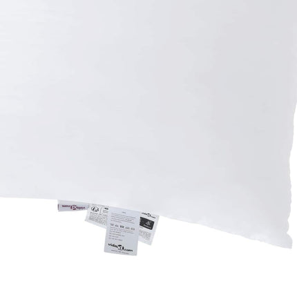 Kudde med kudde 2 pcs Vit 41 x 40 x 20 cm Polyester