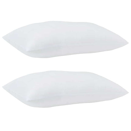 Kudde med kudde 2 pcs Vit 71 x 51 x 20 cm Polyester