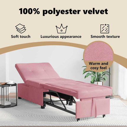 Soffsäng Rosa 194 x 67 x 82 cm Sammet