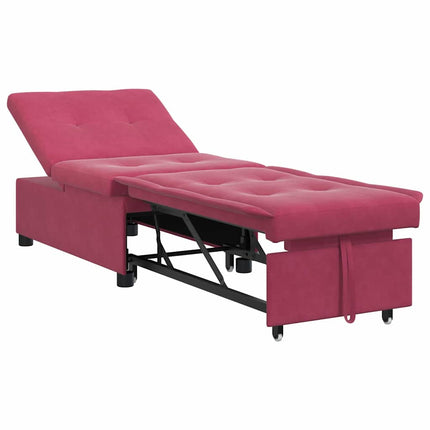 Soffsäng Vinröd 194 x 67 x 82 cm Sammet