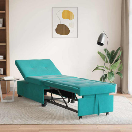 Soffsäng Turkos 194 x 67 x 82 cm Sammet
