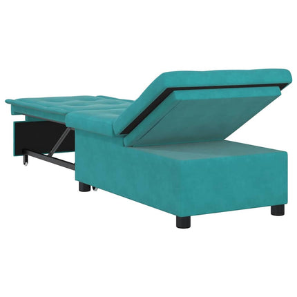 Soffsäng Turkos 194 x 67 x 82 cm Sammet
