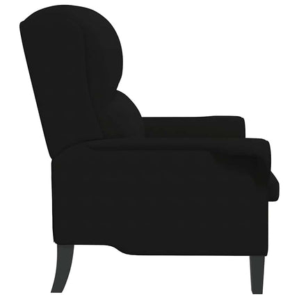 fåtölj Svart 76 x 94 x 102 cm Mikrofiber