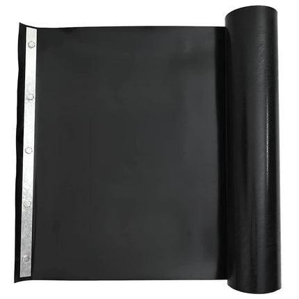 Rotspärr Svart 0,7 x 10 m polyeten