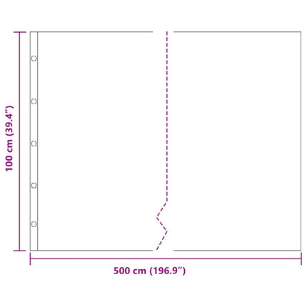 Rotspärr Svart 1 x 5 m polyeten