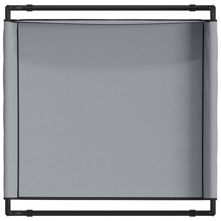 Hundsäng Ljusgrå 70 x 70 x 28,5 cm Stål