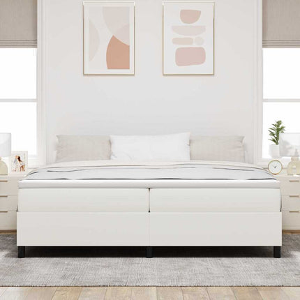 Bäddfjäder Grädde och vit 200 x 200 cm Kordread tyg