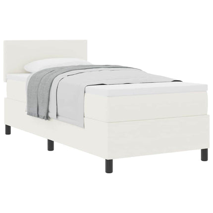 Bäddfjäder Grädde och vit 80 x 200 cm Kordread tyg