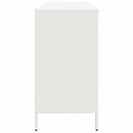 Skänk vit 135x39x73,5 cm kallvalsat stål