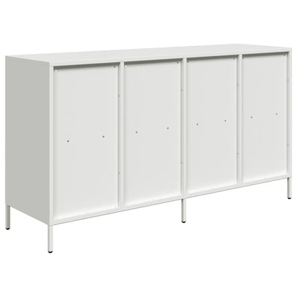 Skänk vit 135x39x73,5 cm kallvalsat stål
