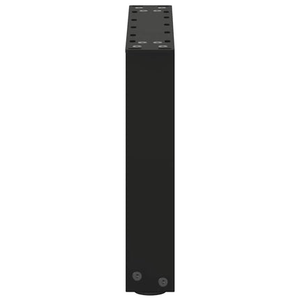 Soffbordsben U-formade 2 st svarta 30x(30-31) cm stål