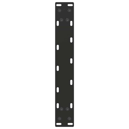 Soffbordsben U-formade 2 st svarta 40x(30-31) cm stål