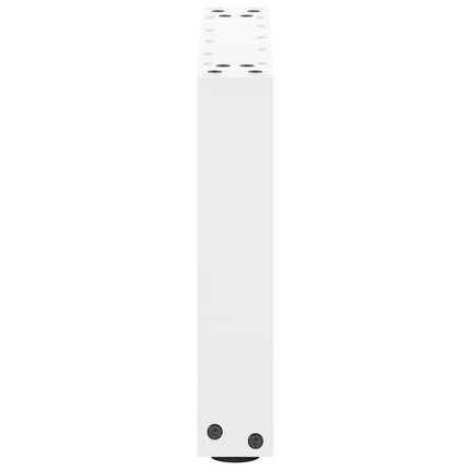 Soffbordsben U-formade 2 st vita 40x(30-31) cm stål