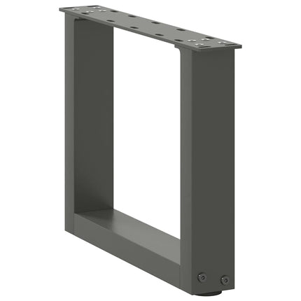 Soffbordsben U-formade 2 st antracit 40x(30-31) cm stål
