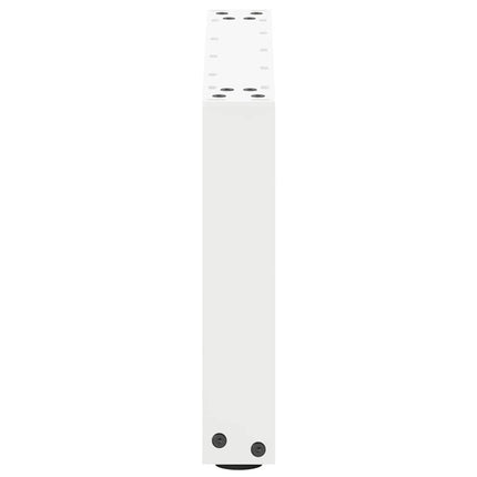 Soffbordsben U-formade 2 st vita 50x(30-31) cm stål