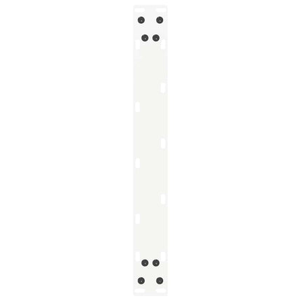 Soffbordsben U-formade 2 st vita 50x(30-31) cm stål