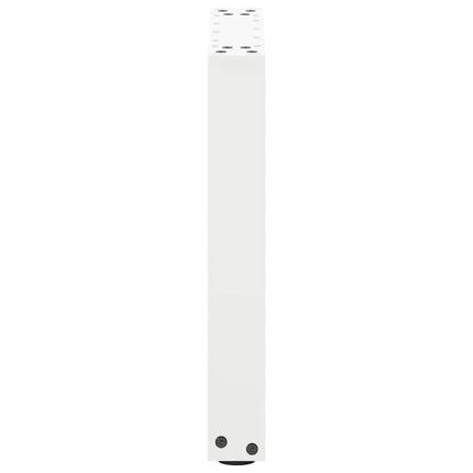 Soffbordsben U-formade 2 st vita 28x(42-43) cm stål