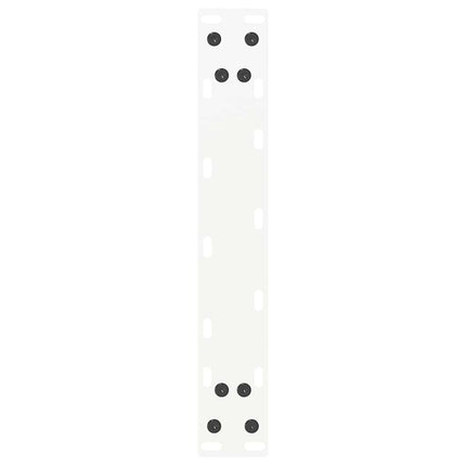 Soffbordsben U-formade 2 st vita 28x(42-43) cm stål