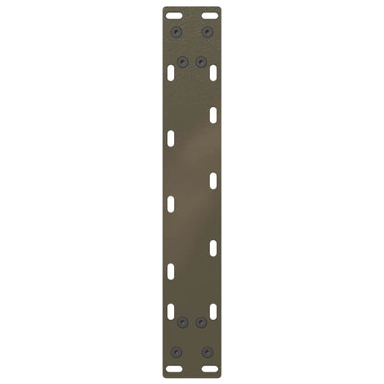 Soffbordsben U-formade 2 st naturstål 28x(42-43) cm stål