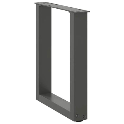 Soffbordsben U-formade 2 st antracit 38x(42-43) cm stål
