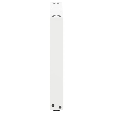Soffbordsben U-formade 2 st vita 50x(42-43) cm stål