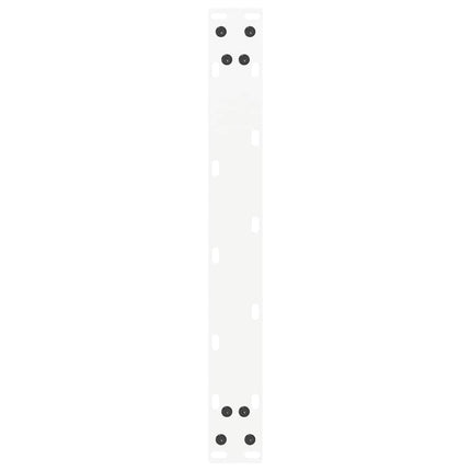 Soffbordsben U-formade 2 st vita 50x(42-43) cm stål