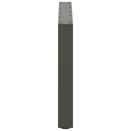 Soffbordsben U-formade 2 st antracit 60x(42-43) cm stål
