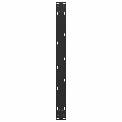Soffbordsben U-formade 2 st svarta 70x(42-43) cm stål
