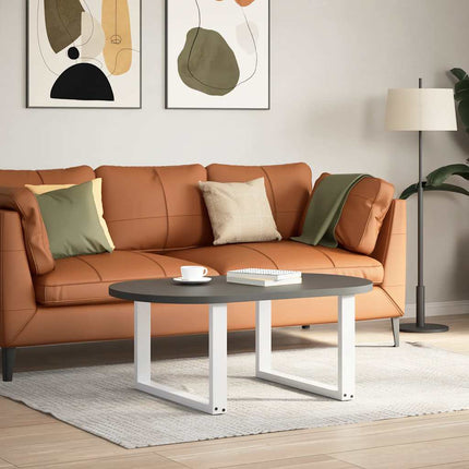 Soffbordsben U-formade 2 st vita 70x(42-43) cm stål