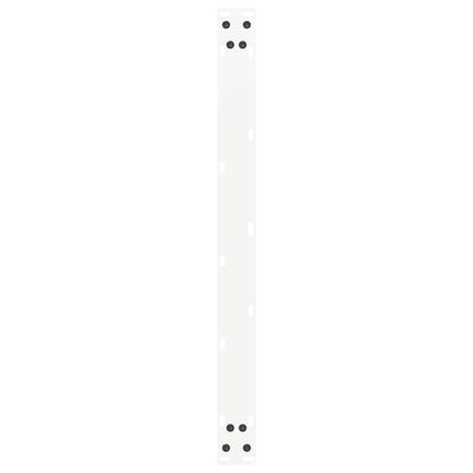 Soffbordsben U-formade 2 st vita 70x(42-43) cm stål