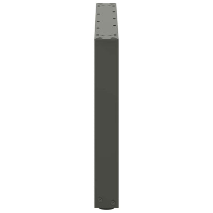 Soffbordsben U-formade 2 st antracit 70x(42-43) cm stål