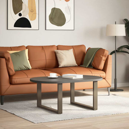 Soffbordsben U-formade 2 st naturstål 70x(42-43) cm stål