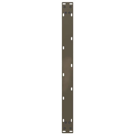 Soffbordsben U-formade 2 st naturstål 70x(42-43) cm stål