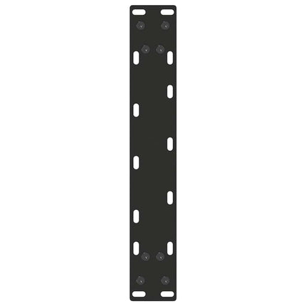 Konsolbordsben U-formade 2 st svarta 28x(72-73) cm stål