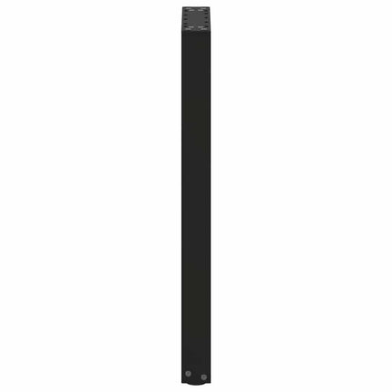 Konsolbordsben U-formade 2 st svarta 38x(72-73) cm stål
