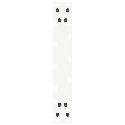 Konsolbordsben U-formade 2 st vita 38x(72-73) cm stål