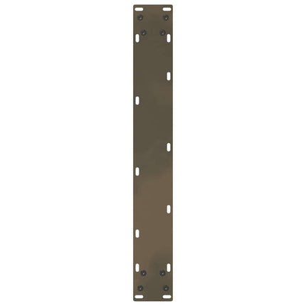 Matbordsben U-formade 2 st naturstål 60x(72-73) cm stål