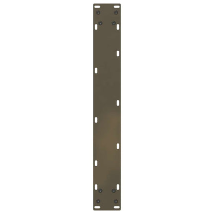 Matbordsben U-formade 2 st naturstål 70x(72-73) cm stål