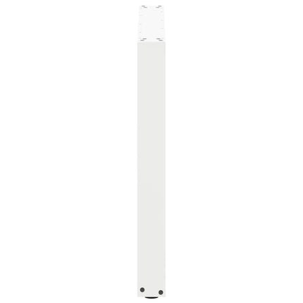 Matbordsben U-formade 2 st vita 80x(72-73) cm stål