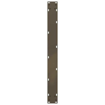 Matbordsben U-formade 2 st naturstål 80x(72-73) cm stål