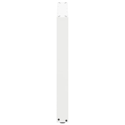 Matbordsben U-formade 2 st vita 90x(72-73) cm stål