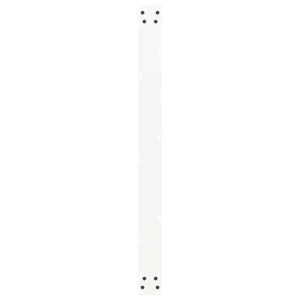 Matbordsben U-formade 2 st vita 100x(72-73) cm stål